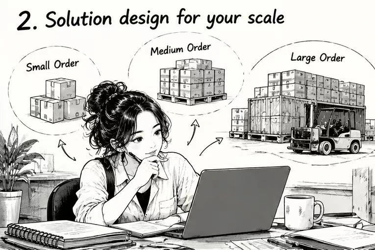 A solution for your order size