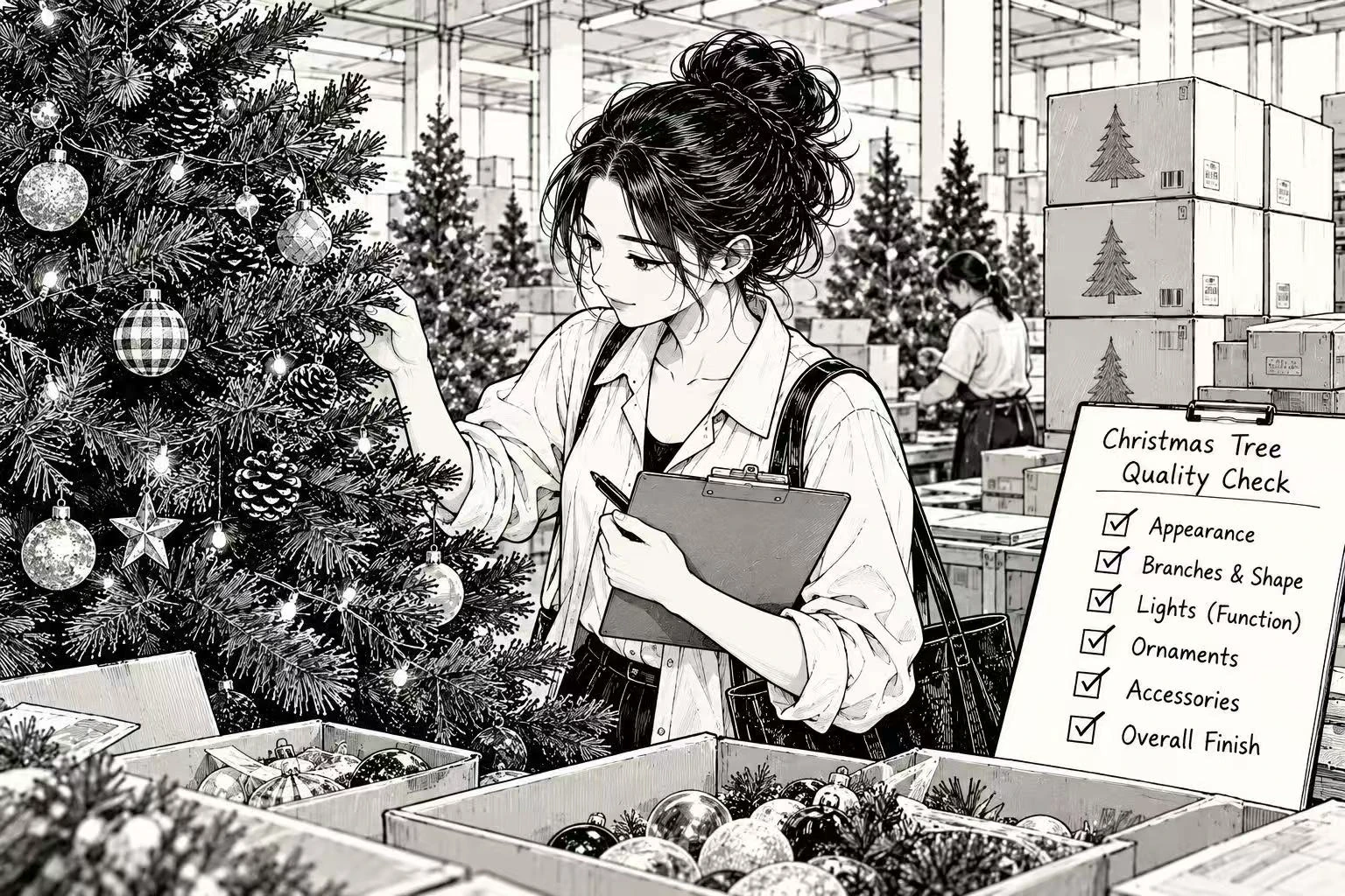 Comparing the product with the sample
